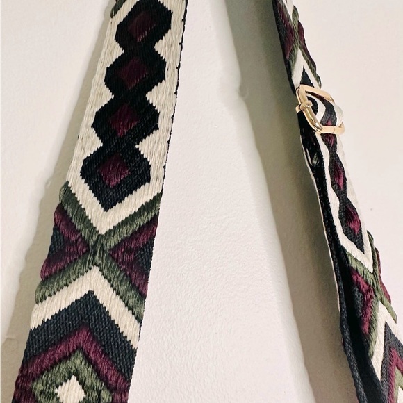 Vegan leather messenger bag - Picture 4 of 6